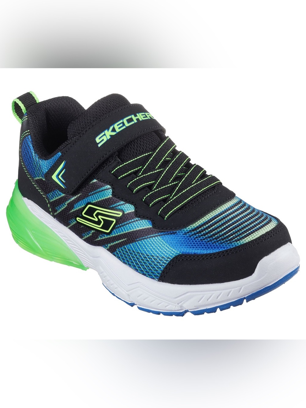 BRAND NEW boy youth skechers thermoflux Velcro shoes size 2Y